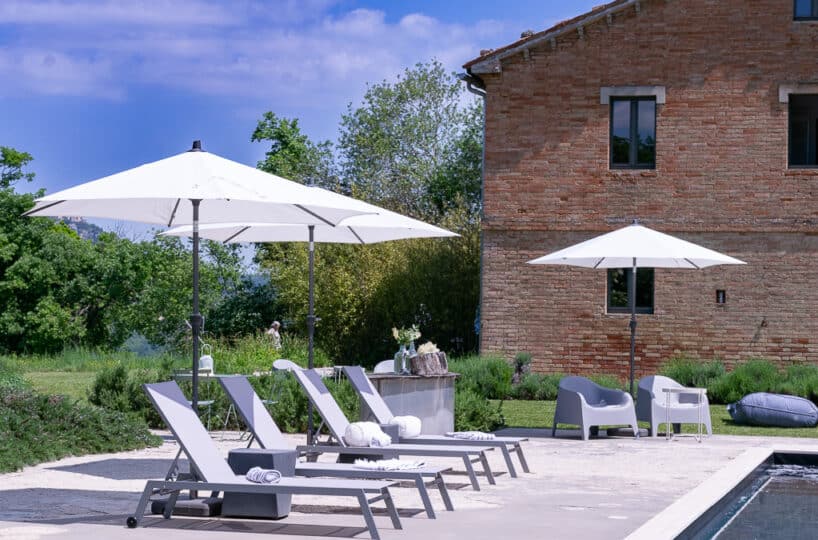 Luxury holiday home pool Le Marche